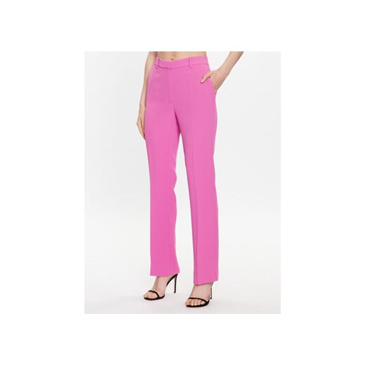 Bruuns Bazaar Spodnie materiałowe Floretta Cassa BBW3367 Różowy Regular Fit ze sklepu MODIVO w kategorii Spodnie damskie - zdjęcie 168544940