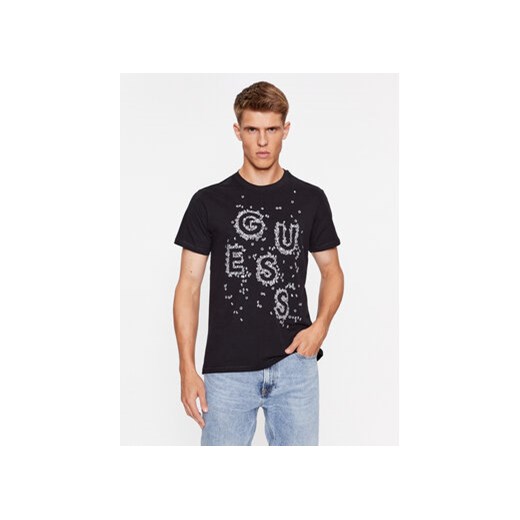 Guess T-Shirt M3BI42 K8FQ4 Czarny Regular Fit ze sklepu MODIVO w kategorii T-shirty męskie - zdjęcie 168545110