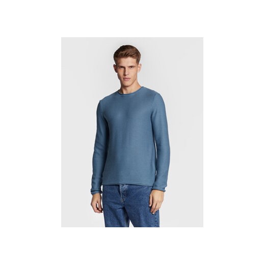 Solid Sweter 21104152 Niebieski Regular Fit ze sklepu MODIVO w kategorii Swetry męskie - zdjęcie 168545370