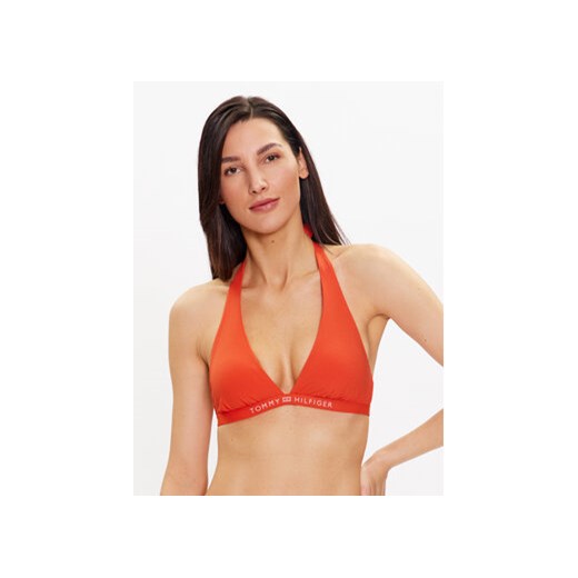 Tommy Hilfiger Góra od bikini UW0UW04139 Pomarańczowy ze sklepu MODIVO w kategorii Stroje kąpielowe - zdjęcie 168545414