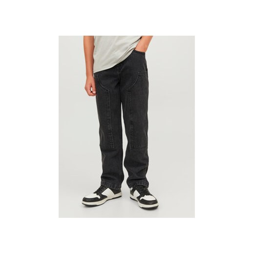 Jack&Jones Junior Jeansy 12242847 Czarny Relaxed Fit ze sklepu MODIVO w kategorii Spodnie chłopięce - zdjęcie 168545573