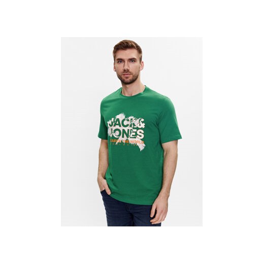 Jack&Jones T-Shirt Marina 12233600 Zielony Standard Fit ze sklepu MODIVO w kategorii T-shirty męskie - zdjęcie 168546004