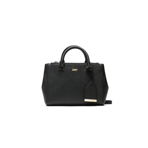 DKNY Torebka Belle Sm Satchel R33D1Y77 Czarny ze sklepu MODIVO w kategorii Torby Shopper bag - zdjęcie 168546064