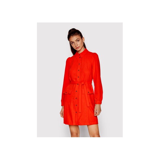 Silvian Heach Sukienka koszulowa PGA22277VE Pomarańczowy Regular Fit ze sklepu MODIVO w kategorii Sukienki - zdjęcie 168546883