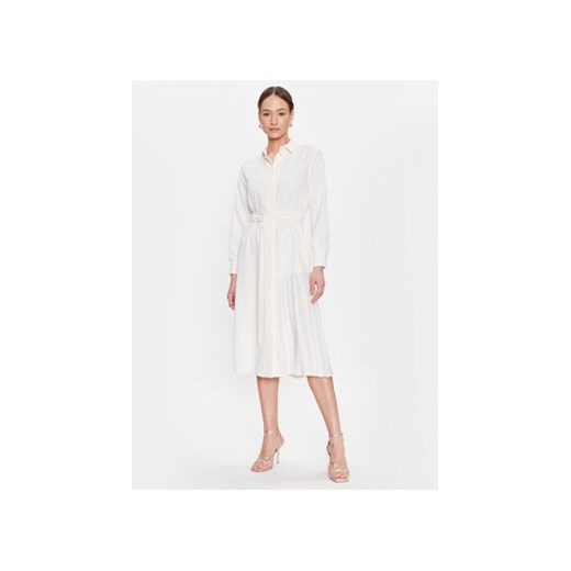 Marella Sukienka koszulowa Stipa 2332210333 Biały Regular Fit ze sklepu MODIVO w kategorii Sukienki - zdjęcie 168546940