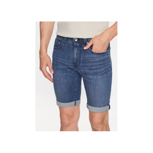 Pierre Cardin Szorty jeansowe 34520/000/8069 Niebieski Regular Fit ze sklepu MODIVO w kategorii Spodenki męskie - zdjęcie 168547112