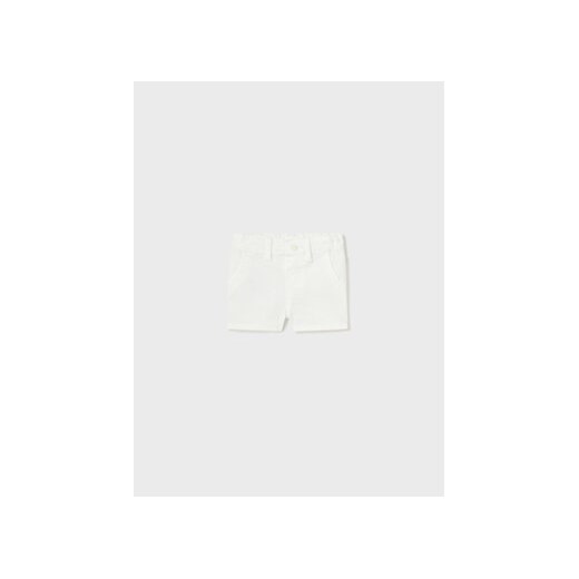 Mayoral Szorty materiałowe 201 Biały ze sklepu MODIVO w kategorii Spodenki niemowlęce - zdjęcie 168547244