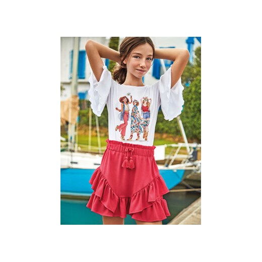 Mayoral Spódnica 6903 Koralowy ze sklepu MODIVO w kategorii Spódnice dziewczęce - zdjęcie 168547421