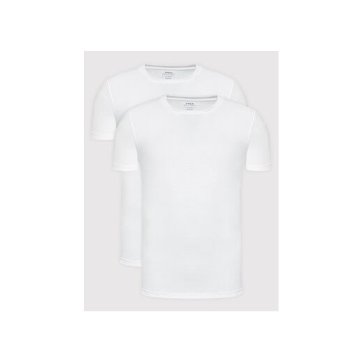 Polo Ralph Lauren Komplet 2 t-shirtów Core Replen 714835960002 Biały Slim Fit ze sklepu MODIVO w kategorii T-shirty męskie - zdjęcie 168547652