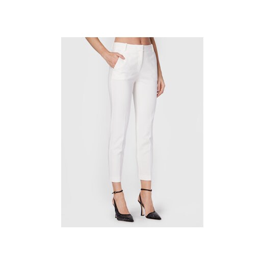 Pinko Spodnie materiałowe Bello 1G17VM 1739 Beżowy Regular Fit ze sklepu MODIVO w kategorii Spodnie damskie - zdjęcie 168548264
