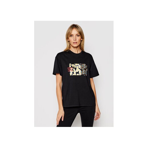 Local Heroes T-Shirt Daisy Fields SS21T0004 Czarny Regular Fit ze sklepu MODIVO w kategorii Bluzki damskie - zdjęcie 168548332
