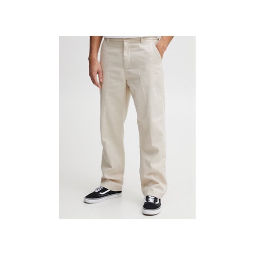 Solid Spodnie materiałowe 21107039 Beżowy Regular Fit ze sklepu MODIVO w kategorii Spodnie męskie - zdjęcie 168549030