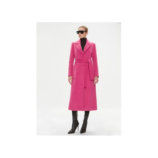 Fracomina Płaszcz FS23WC1005W48601 Różowy Regular Fit ze sklepu MODIVO w kategorii Płaszcze damskie - zdjęcie 168549171