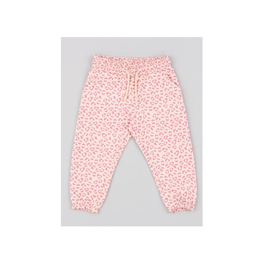 Zippy Spodnie dresowe ZBGAP0401 23029 Różowy Regular Fit ze sklepu MODIVO w kategorii Spodnie dziewczęce - zdjęcie 168549403