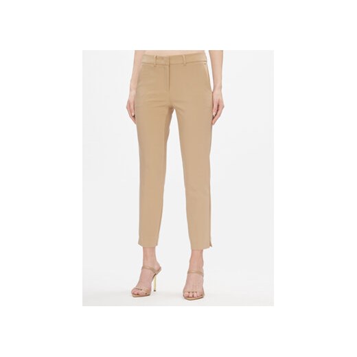 Marella Spodnie materiałowe Macario 2413131031200 Brązowy Regular Fit ze sklepu MODIVO w kategorii Spodnie damskie - zdjęcie 168549803