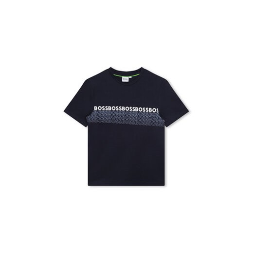 Boss T-Shirt J25O06 S Granatowy Regular Fit ze sklepu MODIVO w kategorii T-shirty chłopięce - zdjęcie 168549930