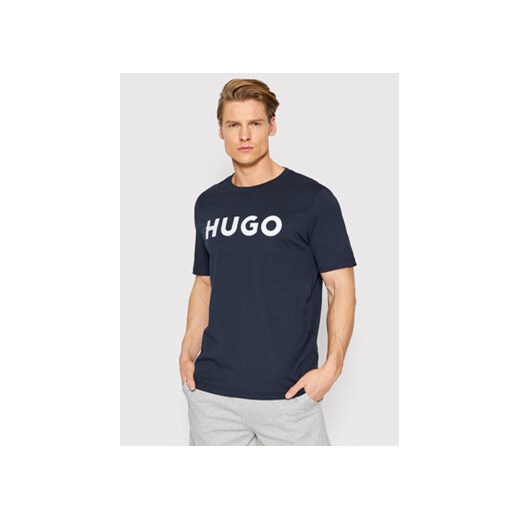 Hugo T-Shirt Dulivio 50467556 Granatowy Regular Fit ze sklepu MODIVO w kategorii T-shirty męskie - zdjęcie 168550133