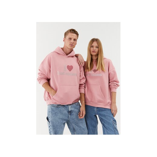 2005 Bluza Unisex Hot Moms Różowy Relaxed Fit ze sklepu MODIVO w kategorii Bluzy męskie - zdjęcie 168550814