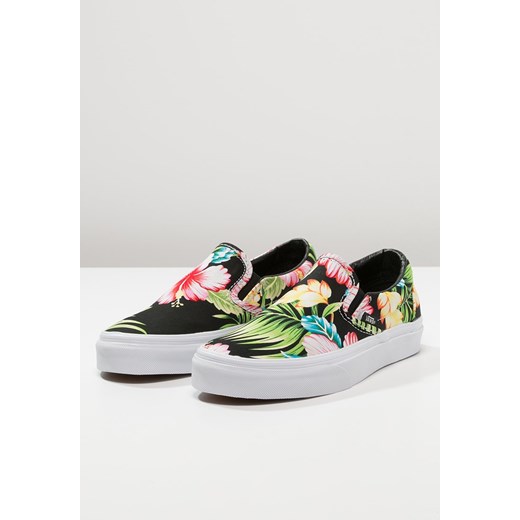 Vans CLASSIC Półbuty wsuwane black zalando bialy na obcasie