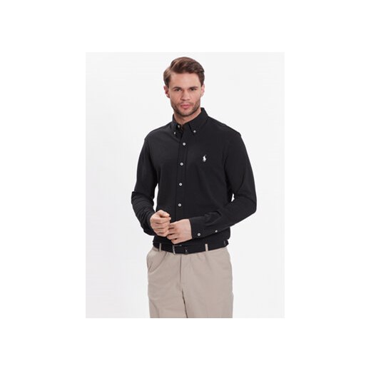 Polo Ralph Lauren Koszula 710654408089 Czarny Regular Fit ze sklepu MODIVO w kategorii Koszule męskie - zdjęcie 168551823