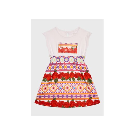 Guess Sukienka codzienna K3GK17 K6YW0 Kolorowy Regular Fit ze sklepu MODIVO w kategorii Sukienki dziewczęce - zdjęcie 168551921