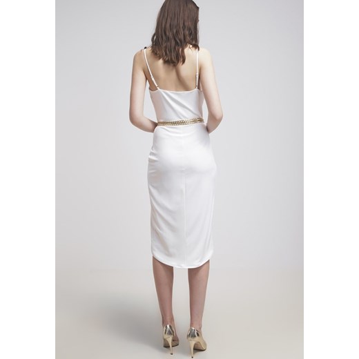 MARCIANO GUESS Sukienka z dżerseju off white zalando bialy dżersej