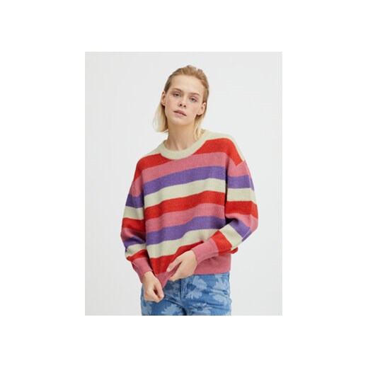 ICHI Sweter 20117930 Kolorowy Regular Fit ze sklepu MODIVO w kategorii Swetry damskie - zdjęcie 168552432