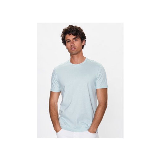 Calvin Klein T-Shirt Smooth K10K110589 Zielony Regular Fit ze sklepu MODIVO w kategorii T-shirty męskie - zdjęcie 168552731