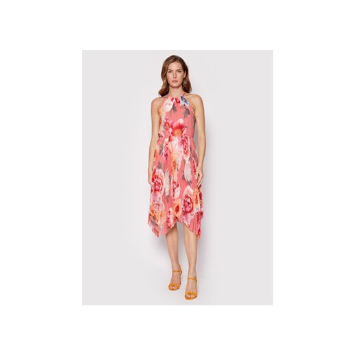 Rinascimento Sukienka letnia CFC0109410003 Różowy Regular Fit Rinascimento M okazyjna cena MODIVO