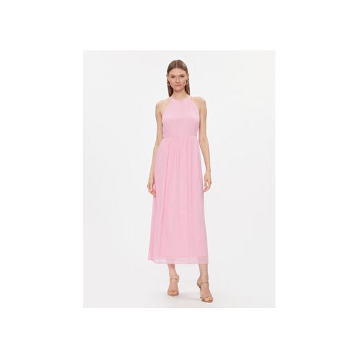 Vila Sukienka letnia Velyn 14095622 Różowy Regular Fit ze sklepu MODIVO w kategorii Sukienki - zdjęcie 168552863