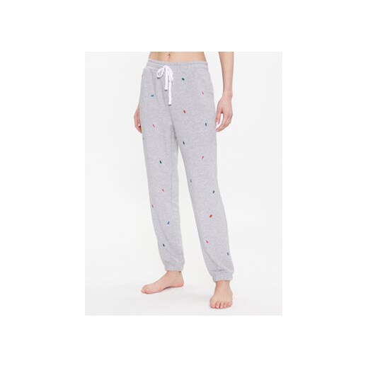 DKNY Spodnie piżamowe YI2722627 Szary Regular Fit ze sklepu MODIVO w kategorii Piżamy damskie - zdjęcie 168553641