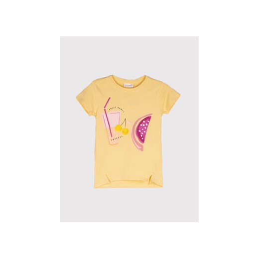 Coccodrillo T-Shirt WC2143204OVE Żółty Regular Fit ze sklepu MODIVO w kategorii Bluzki dziewczęce - zdjęcie 168553712