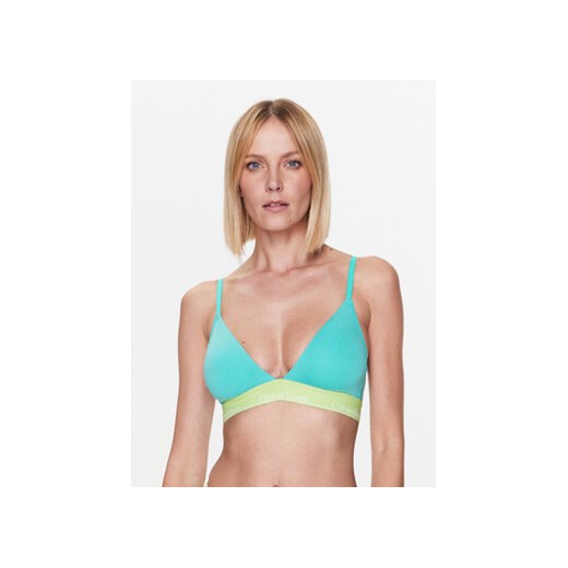 Calvin Klein Underwear Biustonosz braletka Light Lined 000QF7282E Zielony ze sklepu MODIVO w kategorii Biustonosze - zdjęcie 168553752