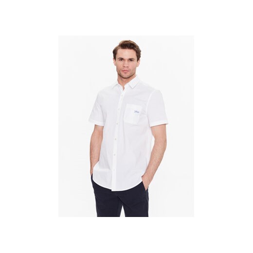Guess Koszula M3GH64 W8BX1 Biały Slim Fit ze sklepu MODIVO w kategorii Koszule męskie - zdjęcie 168553761
