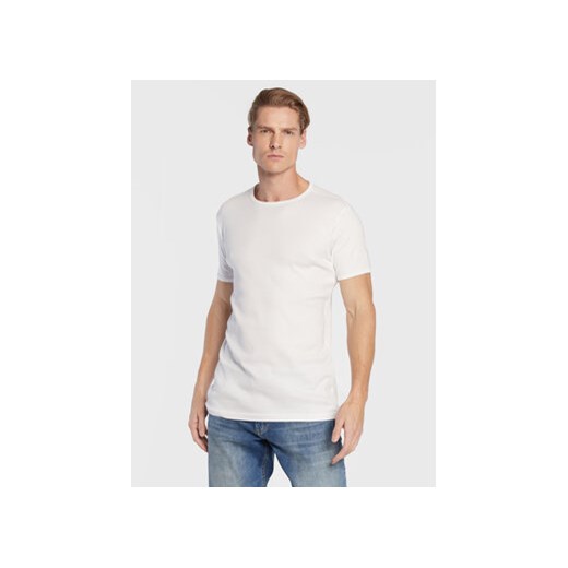 Petrol Industries T-Shirt BF KM R-NECK BOX Biały Regular Fit ze sklepu MODIVO w kategorii T-shirty męskie - zdjęcie 168553894