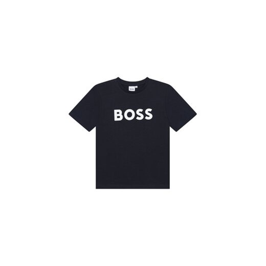 Boss T-Shirt J25P24 S Granatowy Regular Fit ze sklepu MODIVO w kategorii T-shirty chłopięce - zdjęcie 168554084