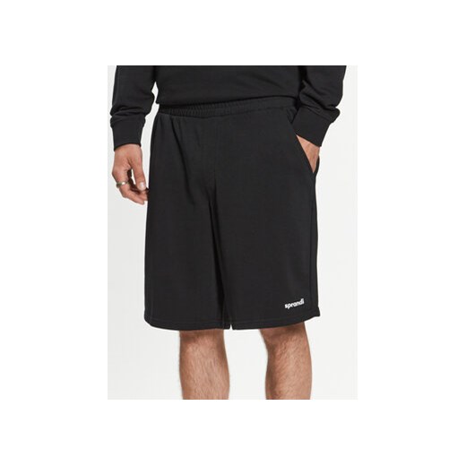Sprandi Szorty sportowe SP3-SKM030 Czarny Regular Fit Sprandi L promocyjna cena MODIVO