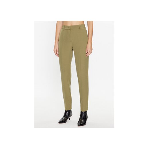 Bruuns Bazaar Spodnie materiałowe Rubysus BBW3165 Zielony Slim Fit Bruuns Bazaar 40 okazja MODIVO