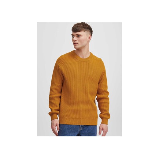 Solid Sweter 21107897 Żółty Regular Fit ze sklepu MODIVO w kategorii Swetry męskie - zdjęcie 168554551