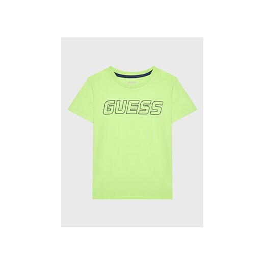 Guess T-Shirt L3RI25 J1314 Zielony Regular Fit Guess 8Y MODIVO