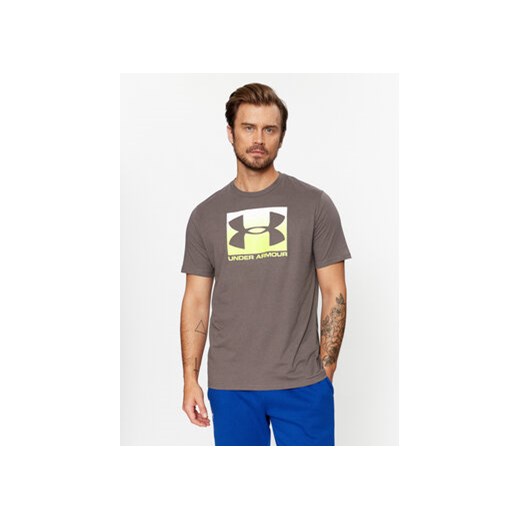 Under Armour T-Shirt Ua Boxed Sportstyle Ss 1329581 Szary Loose Fit ze sklepu MODIVO w kategorii T-shirty męskie - zdjęcie 168554722