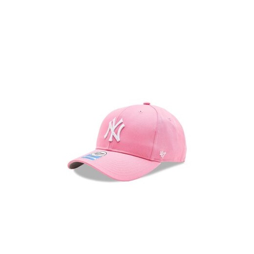 47 Brand Czapka z daszkiem MLB New York Yankees Raised Basic '47 MVP B-RAC17CTP-RSA Różowy ze sklepu MODIVO w kategorii Czapki dziecięce - zdjęcie 168554730