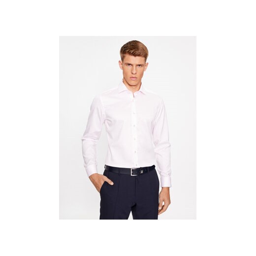 Eterna Koszula 8005/F659 Różowy Slim Fit ze sklepu MODIVO w kategorii Koszule męskie - zdjęcie 168554754