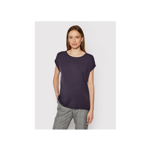 Vero Moda T-Shirt Ava 10187159 Granatowy Relaxed Fit ze sklepu MODIVO w kategorii Bluzki damskie - zdjęcie 168554812