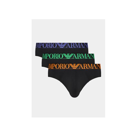 Emporio Armani Underwear Komplet 3 par slipów 111734 4R726 29821 Czarny ze sklepu MODIVO w kategorii Majtki męskie - zdjęcie 168555431