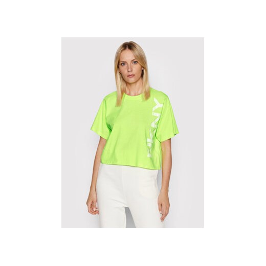 DKNY Sport T-Shirt DP1T8459 Zielony Relaxed Fit ze sklepu MODIVO w kategorii Bluzki damskie - zdjęcie 168555472