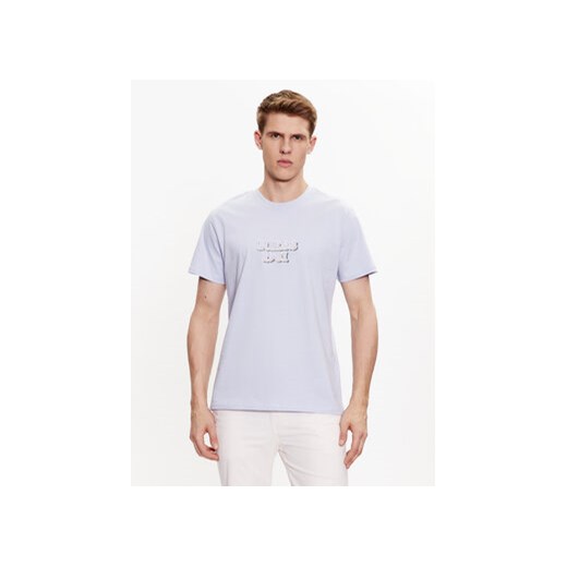 Guess T-Shirt Logo M3GI30 K8FQ4 Niebieski Slim Fit ze sklepu MODIVO w kategorii T-shirty męskie - zdjęcie 168555881