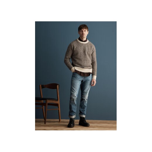 Selected Homme Sweter 16086699 Brązowy Regular Fit ze sklepu MODIVO w kategorii Swetry męskie - zdjęcie 168556683