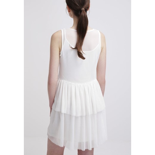 Morgan RIDITA Sukienka letnia ecru zalando bialy bez wzorów/nadruków