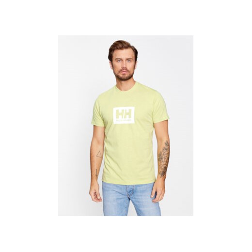 Helly Hansen T-Shirt Box 53285 Zielony Regular Fit ze sklepu MODIVO w kategorii T-shirty męskie - zdjęcie 168557223